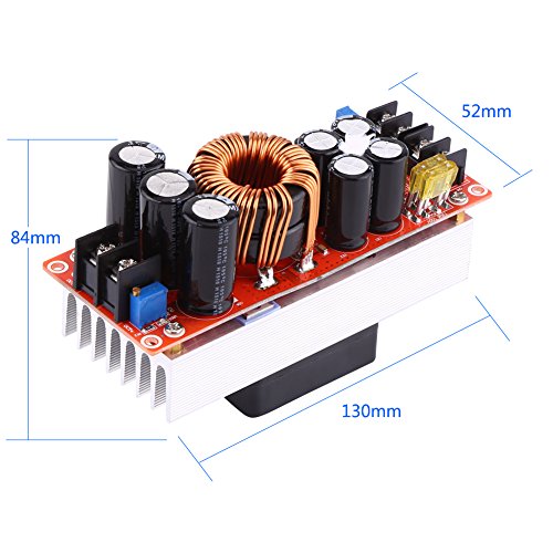 Módulo 1PC Boost Módulo 1500W 30A DC-DC Boost Converter Step-up Módulo de fuente de alimentación En 10~60V Salida 12~90V