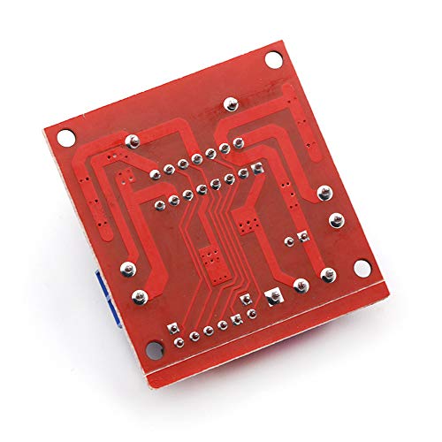 Módulo Controlador de Motor de DC Módulo de Placa de Controlador L298N Motor Paso a Paso DC Stepper Motor Drive para Arduino Robot Inteligente Accesorios de Coche Módulo Controlador de Motor de DC Módulo de Placa de Controlador L298N Motor Paso a Paso DC Stepper Motor Drive para Arduino Robot Inteligente Accesorios de Coche
