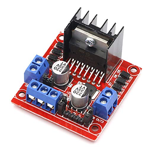 Módulo Controlador de Motor de DC Módulo de Placa de Controlador L298N Motor Paso a Paso DC Stepper Motor Drive para Arduino Robot Inteligente Accesorios de Coche Módulo Controlador de Motor de DC Módulo de Placa de Controlador L298N Motor Paso a Paso DC Stepper Motor Drive para Arduino Robot Inteligente Accesorios de Coche