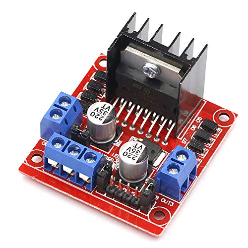 Módulo Controlador de Motor de DC Módulo de Placa de Controlador L298N Motor Paso a Paso DC Stepper Motor Drive para Arduino Robot Inteligente Accesorios de Coche