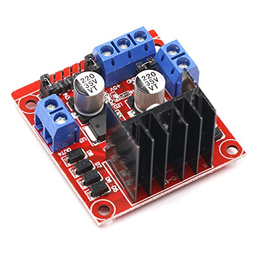Módulo Controlador de Motor de DC Módulo de Placa de Controlador L298N Motor Paso a Paso DC Stepper Motor Drive para Arduino Robot Inteligente Accesorios de Coche Módulo Controlador de Motor de DC Módulo de Placa de Controlador L298N Motor Paso a Paso DC Stepper Motor Drive para Arduino Robot Inteligente Accesorios de Coche