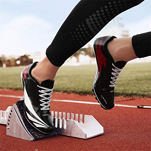 mofeng Zapatillas unisex para atletismo, resistentes al desgaste, de travesía profesional, para entrenamiento, competición, tenis de triple salto, color, talla 43.5 EU