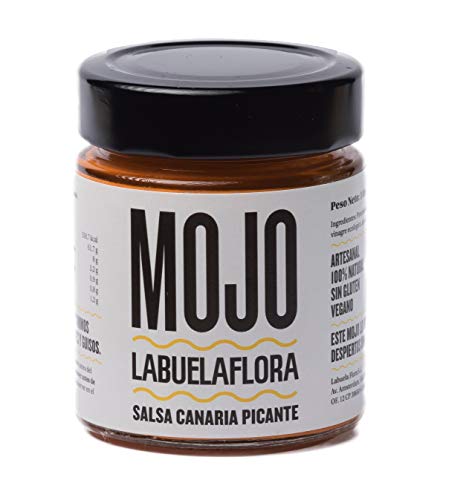 Mojo Rojo LABUELA FLORA Picante 140 gr. Producto Islas Canarias.