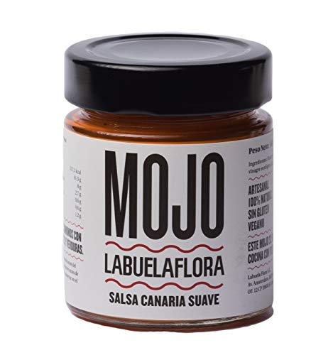 Mojo Rojo LABUELA FLORA Suave 140 gr. Producto Islas Canarias.