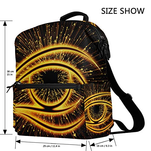 Mokale Ojo Conocimiento Serie Composición Icono Flecha,Mochila para portátil Mochila con Correa de Cuero Mochila Escolar Viaje al Aire Libre Mochila Informal Mokale Ojo Conocimiento Serie Composición Icono Flecha,Mochila para portátil Mochila con Correa de Cuero Mochila Escolar Viaje al Aire Libre Mochila Informal