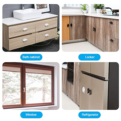 Mokinga Maneta Puerta, Tirador Puerta Exterior, 4 Pcs Tirador De Puerta Adhesivo Negro, Tirador De Plástico Abs Para Puertas y Ventanas, Armarios, Cajones, Armarios Mokinga Maneta Puerta, Tirador Puerta Exterior, 4 Pcs Tirador De Puerta Adhesivo Negro, Tirador De Plástico Abs Para Puertas y Ventanas, Armarios, Cajones, Armarios