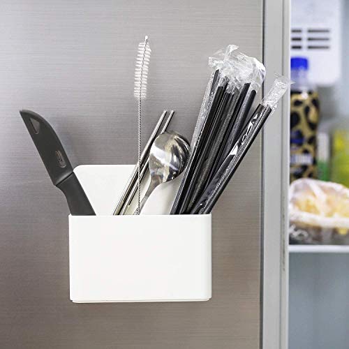 MoKo Caja de Almacenamiento Magnética de los Útiles de Oficina, Soporte de Plástico como Organizador Adicional en Refrigerador, Caja Blanco para Oficina/Cuarto de Estudio/Habitación - Blanco MoKo Caja de Almacenamiento Magnética de los Útiles de Oficina, Soporte de Plástico como Organizador Adicional en Refrigerador, Caja Blanco para Oficina/Cuarto de Estudio/Habitación - Blanco
