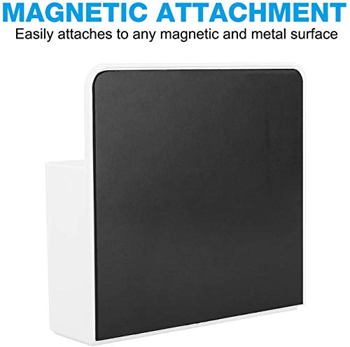 MoKo Caja de Almacenamiento Magnética de los Útiles de Oficina, Soporte de Plástico como Organizador Adicional en Refrigerador, Caja Blanco para Oficina/Cuarto de Estudio/Habitación - Blanco MoKo Caja de Almacenamiento Magnética de los Útiles de Oficina, Soporte de Plástico como Organizador Adicional en Refrigerador, Caja Blanco para Oficina/Cuarto de Estudio/Habitación - Blanco