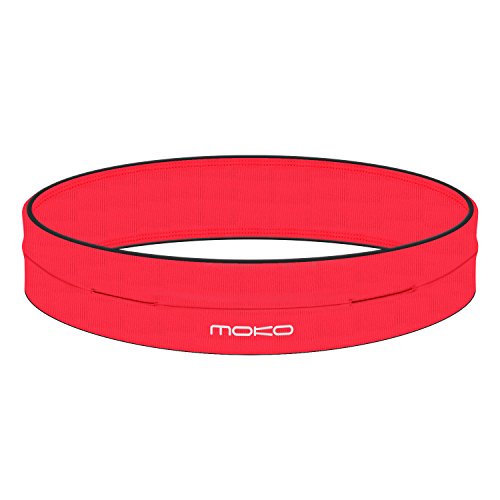 MoKo Riñoneras Belt Universal - Deportivo Cinturón de Correr de 4 Bolsillos para Ejercicios, Fitness, Gimnasio para iPhone 7 / 6S / Galaxy J7 / S9 / S7 Edge/Xiaomi Redmi 5 / Redmi 5 Plus,S, Rojo MoKo Riñoneras Belt Universal - Deportivo Cinturón de Correr de 4 Bolsillos para Ejercicios, Fitness, Gimnasio para iPhone 7 / 6S / Galaxy J7 / S9 / S7 Edge/Xiaomi Redmi 5 / Redmi 5 Plus,S, Rojo