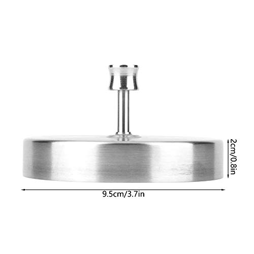Molde para hacer hamburguesas de acero inoxidable, prensa de peso para carne, herramienta de cocina para el hogar, 3.7 x 0.8 in Molde para hacer hamburguesas de acero inoxidable, prensa de peso para carne, herramienta de cocina para el hogar, 3.7 x 0.8 in