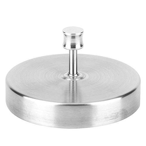 Molde para hacer hamburguesas de acero inoxidable, prensa de peso para carne, herramienta de cocina para el hogar, 3.7 x 0.8 in Molde para hacer hamburguesas de acero inoxidable, prensa de peso para carne, herramienta de cocina para el hogar, 3.7 x 0.8 in