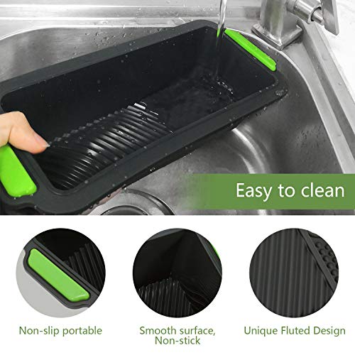 Moldes para Hornear Pan Antiadherentes 12 en 1 Kit, Moldes de panadería, moldes de Pan Rectangular, Silicona moldes no pegajosos para tortas y Pan caseros+10 Moldes de cupcake reutilizables Moldes para Hornear Pan Antiadherentes 12 en 1 Kit, Moldes de panadería, moldes de Pan Rectangular, Silicona moldes no pegajosos para tortas y Pan caseros+10 Moldes de cupcake reutilizables
