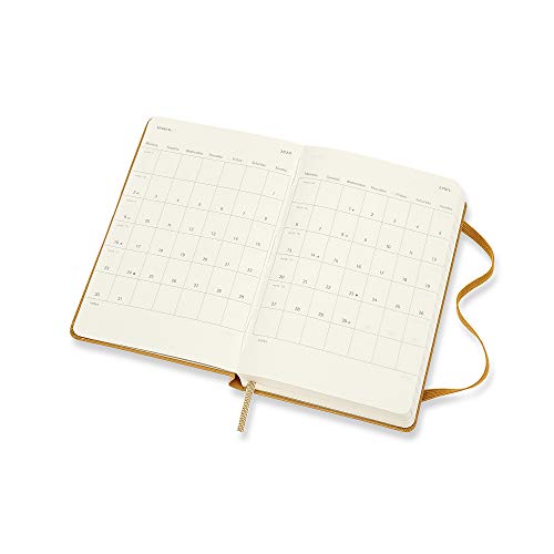 Moleskine - Agenda Diaria de 12 Meses 2020, Tapa Dura y Goma Elástica, Tamaño Pequeño 9 x 14 cm, 400 Páginas, Amarillo Ocre (AGENDA 12 MOIS) Moleskine - Agenda Diaria de 12 Meses 2020, Tapa Dura y Goma Elástica, Tamaño Pequeño 9 x 14 cm, 400 Páginas, Amarillo Ocre (AGENDA 12 MOIS)