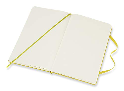 Moleskine - Cuaderno Clásico con Páginas Lisas, Tapa Dura y Goma Elástica, Color Amarillo Diente de León, Tamaño Grande 13 x 21 cm, 240 Páginas Moleskine - Cuaderno Clásico con Páginas Lisas, Tapa Dura y Goma Elástica, Color Amarillo Diente de León, Tamaño Grande 13 x 21 cm, 240 Páginas