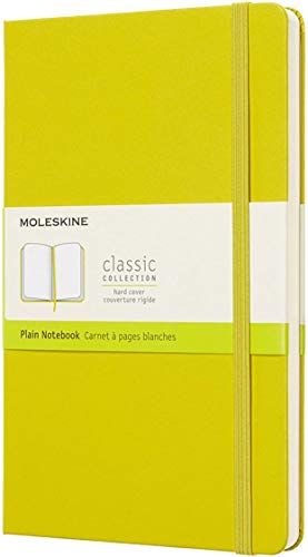 Moleskine - Cuaderno Clásico con Páginas Lisas, Tapa Dura y Goma Elástica, Color Amarillo Diente de León, Tamaño Grande 13 x 21 cm, 240 Páginas Moleskine - Cuaderno Clásico con Páginas Lisas, Tapa Dura y Goma Elástica, Color Amarillo Diente de León, Tamaño Grande 13 x 21 cm, 240 Páginas