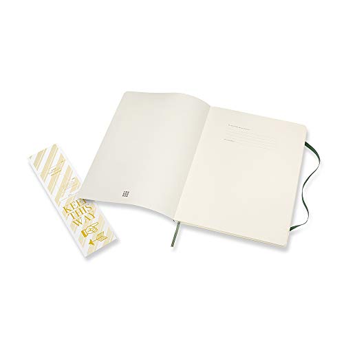 Moleskine - Cuaderno Clásico con Páginas Puntinada, Tapa Blanda y Goma Elástica, Verde (Myrtle Green), Tamaño Extra Grande, 192 Páginas Moleskine - Cuaderno Clásico con Páginas Puntinada, Tapa Blanda y Goma Elástica, Verde (Myrtle Green), Tamaño Extra Grande, 192 Páginas