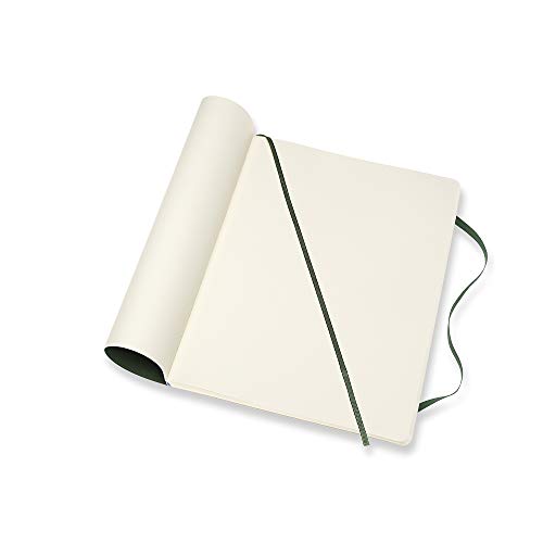 Moleskine - Cuaderno Clásico con Páginas Puntinada, Tapa Blanda y Goma Elástica, Verde (Myrtle Green), Tamaño Extra Grande, 192 Páginas Moleskine - Cuaderno Clásico con Páginas Puntinada, Tapa Blanda y Goma Elástica, Verde (Myrtle Green), Tamaño Extra Grande, 192 Páginas