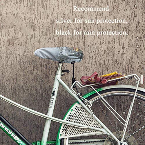 MOLLUDY Cubierta de Asiento de Bicicleta Sillín Cubre Bicicleta Catedral de San Esteban Sillin para Bicicleta Impermeable 27 * 24 cm