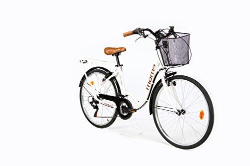 Moma Bikes City Classic 26"- Bicicleta Paseo, Aluminio , Cambio Shimano TZ-50 18 vel., Blanco Moma Bikes City Classic 26"- Bicicleta Paseo, Aluminio , Cambio Shimano TZ-50 18 vel., Blanco