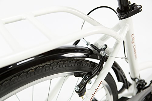 Moma Bikes City Classic 26"- Bicicleta Paseo, Aluminio , Cambio Shimano TZ-50 18 vel., Blanco Moma Bikes City Classic 26"- Bicicleta Paseo, Aluminio , Cambio Shimano TZ-50 18 vel., Blanco