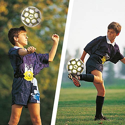 Mondo - Kick Off Trainer, Pelota con Cuerda elĂĄstica y cinturĂłn Ajustable (18007) Mondo - Kick Off Trainer, Pelota con Cuerda elĂĄstica y cinturĂłn Ajustable (18007)