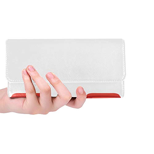 Monedero de Bloqueo RFID Cartera de Cartera de Embrague Cartera de Guantes de Boxeo Duradera Favorita Fresca Cartera para Mujeres Carteras Grandes de Cuero Triple Carteras para Mujeres Titular de la