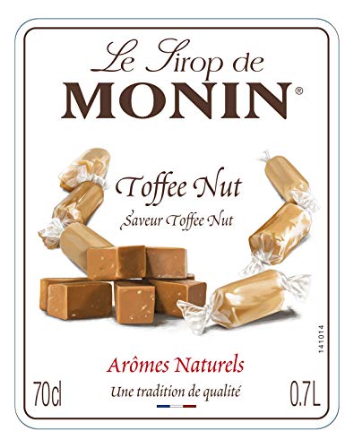 Monin - Toffee Nut Caramel Salé Syrup - 700ml Monin - Toffee Nut Caramel Salé Syrup - 700ml