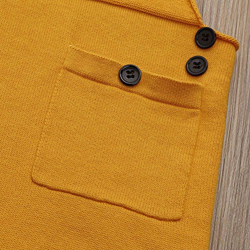 Mono Bebé, LANSKIRT Pequeños Bebés Niños Niñas Color Sólido Tejido de Punto Sin Mangas Mono Correa Romper Trajes Mono Bebé, LANSKIRT Pequeños Bebés Niños Niñas Color Sólido Tejido de Punto Sin Mangas Mono Correa Romper Trajes