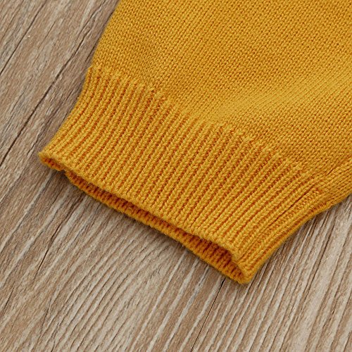 Mono Bebé, LANSKIRT Pequeños Bebés Niños Niñas Color Sólido Tejido de Punto Sin Mangas Mono Correa Romper Trajes Mono Bebé, LANSKIRT Pequeños Bebés Niños Niñas Color Sólido Tejido de Punto Sin Mangas Mono Correa Romper Trajes