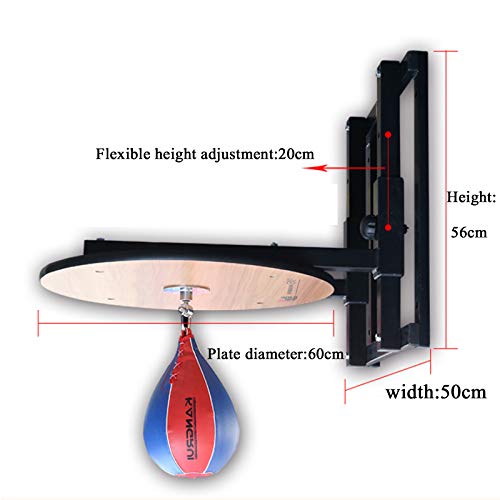 Montado En La Pared Bola De Velocidad Plataforma, Ajustable Fitness Boxing Speedball Platform, For El Hogar Y La Gimnasia