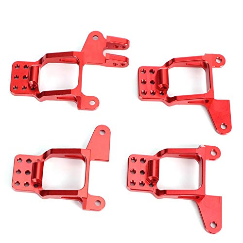 Montaje de Torres de Choque Ajustable Delantero Trasero para Traxxas TRX-4 RC Car Model Red