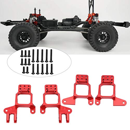 Montaje de Torres de Choque Ajustable Delantero Trasero para Traxxas TRX-4 RC Car Model Red