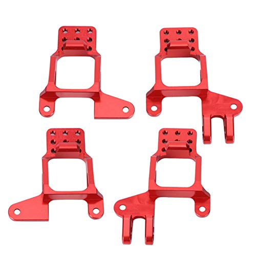 Montaje de Torres de Choque Ajustable Delantero Trasero para Traxxas TRX-4 RC Car Model Red