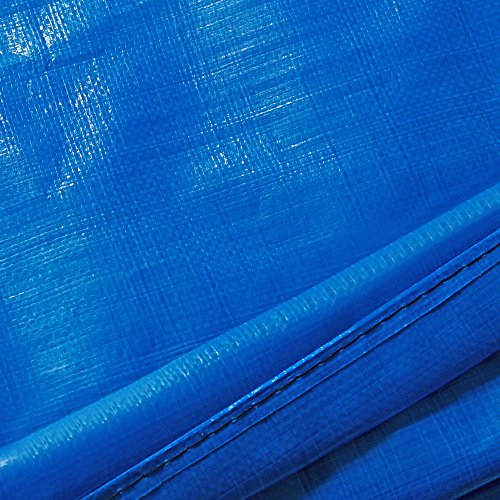 Monzana Deuba Cojín de protección Azul de PVC Cubierta para Cama elástica Borde resortes trampolín de 305 cm Exterior