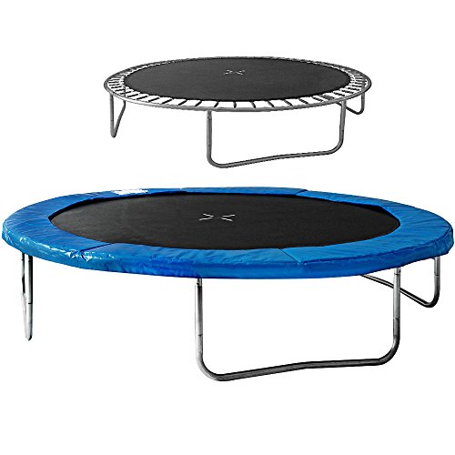 Monzana Deuba Cojín de protección Azul de PVC Cubierta para Cama elástica Borde resortes trampolín de 305 cm Exterior Monzana Deuba Cojín de protección Azul de PVC Cubierta para Cama elástica Borde resortes trampolín de 305 cm Exterior