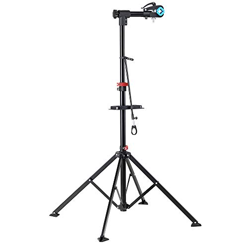Monzana Soporte para Bicicletas reparación para Taller pies Estable Plegable máx 30kg Giratorio a 360° Caballete de Montaje