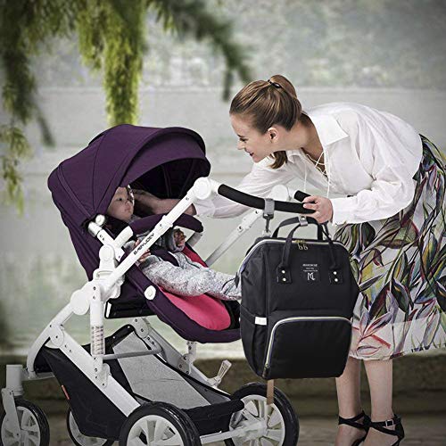 Mooedcoe Mochila Pañales Maternal Bolso Carro Bebé Mochila Carrito Bebe Impermeable Mooedcoe Mochila Pañales Maternal Bolso Carro Bebé Mochila Carrito Bebe Impermeable