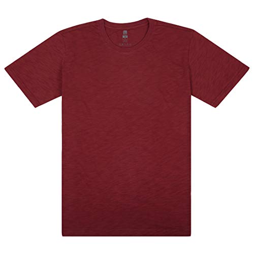 Mooto Camisetas sin Mangas de Deporte Slub para Hombre 110 Vino