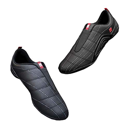 Mooto Corea Taekwondo Zapatos Espíritu S2 Fighter MMA Artes Marciales Hapkido Karate Gimnasio Escuela Academia Formación Competición, color Negro, talla 38 EU