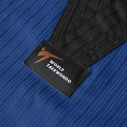 Mooto Korea Taekwondo BS4.5 Color Uniforme 3 Colores (Negro, Rojo, Azul) TKD MMA Artes Marciales Karate Hapkido Judo JIU-Jitsu (3. Azul, 160(Altura: 160~169cm)(5.24~5.54ft)) Mooto Korea Taekwondo BS4.5 Color Uniforme 3 Colores (Negro, Rojo, Azul) TKD MMA Artes Marciales Karate Hapkido Judo JIU-Jitsu (3. Azul, 160(Altura: 160~169cm)(5.24~5.54ft))