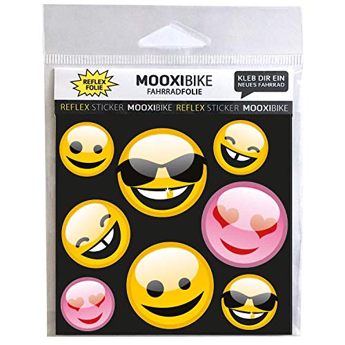 MOOXIBIKE Sticker Pegatinas, Amarillo y Rosa, 5