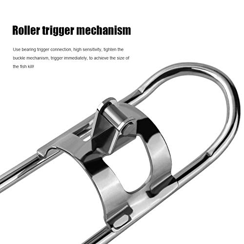 Mooyod Stainless Steel Fishing Rod Holder Rack Automatically Pulls Back Portable Double Spring Mooyod Stainless Steel Fishing Rod Holder Rack Automatically Pulls Back Portable Double Spring