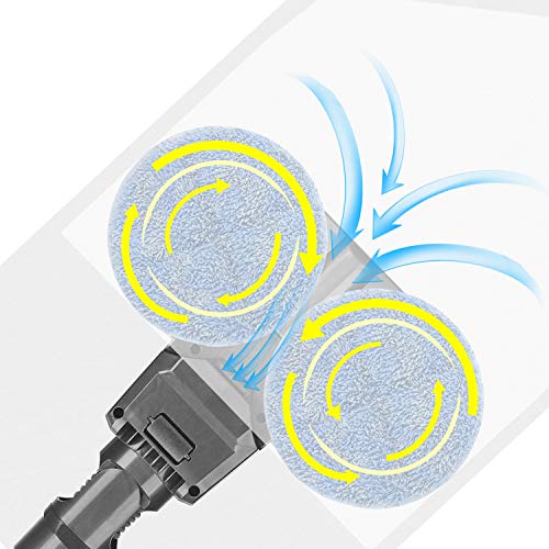 MoPei Accesorio de Cabeza de mopa eléctrica para aspiradora Dyson V7 V8 V10 V11(Gris) MoPei Accesorio de Cabeza de mopa eléctrica para aspiradora Dyson V7 V8 V10 V11(Gris)
