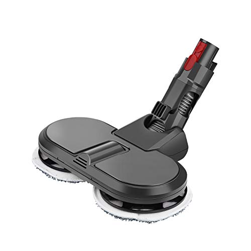 MoPei Accesorio de Cabeza de mopa eléctrica para aspiradora Dyson V7 V8 V10 V11(Gris)