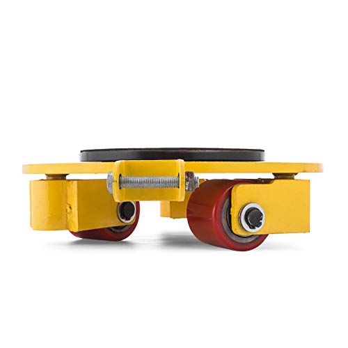 Mophorn 3T 6600LBS Maquinaria Mover Maquinaria Mover con Patines de 360 ° Rotación Patín de Maquinaria de Todo Acero Tanque Coche Carrito para Desplazar Mophorn 3T 6600LBS Maquinaria Mover Maquinaria Mover con Patines de 360 ° Rotación Patín de Maquinaria de Todo Acero Tanque Coche Carrito para Desplazar
