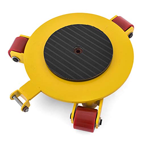 Mophorn 3T 6600LBS Maquinaria Mover Maquinaria Mover con Patines de 360 ° Rotación Patín de Maquinaria de Todo Acero Tanque Coche Carrito para Desplazar Mophorn 3T 6600LBS Maquinaria Mover Maquinaria Mover con Patines de 360 ° Rotación Patín de Maquinaria de Todo Acero Tanque Coche Carrito para Desplazar