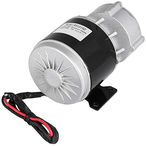 Moracle Motor Eléctrico 24 V y 350 W con Engranaje para Bicicleta con Reducción de Engranaje Motor Eléctrico DC para Go Karts E-Bike