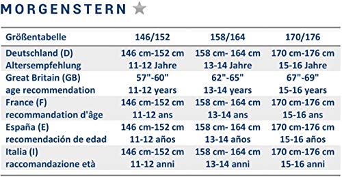 Morgenstern Ropa de Dormir Capucha Rizo de Algodón Albornoz niños Rizo Verde Talla 170-176 cm Albornoz niña 15 años Albornoz niña 16 años