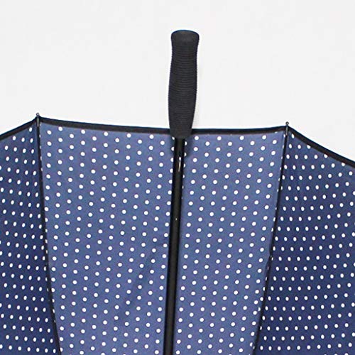 Morningmo - Paraguas transparente con burbujas, resistente al viento, con forma de cúpula, casco vibrador invertido, paraguas de golf transparente