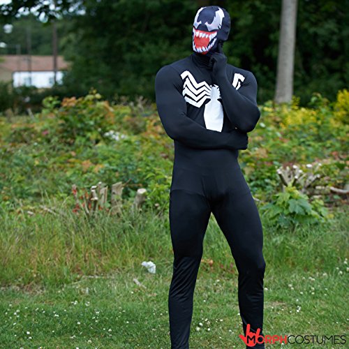 Morph Costumes, Disfraz oficial Venom, Multicolor, XXL - 6'2-6'9 (186cm-206cm)